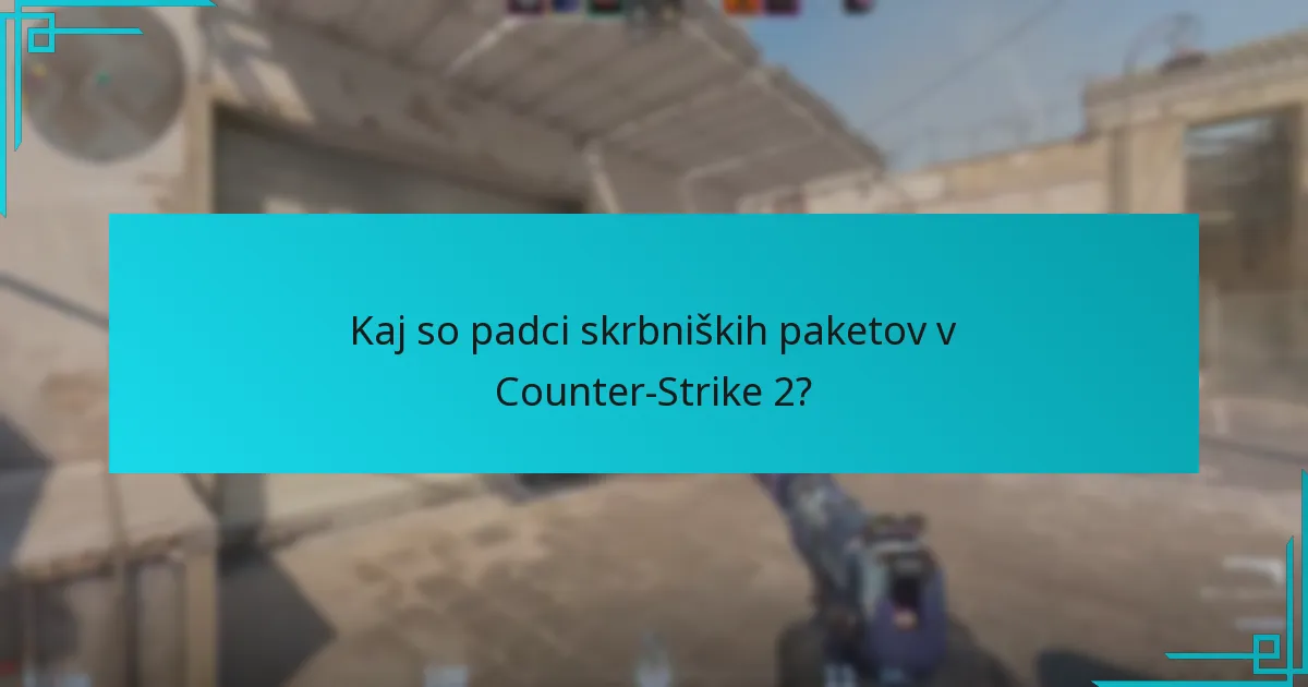 Kako so se trende padcev skrbniških paketov razvijali skozi čas?