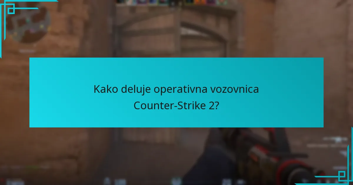 Kako deluje operativna vozovnica Counter-Strike 2?