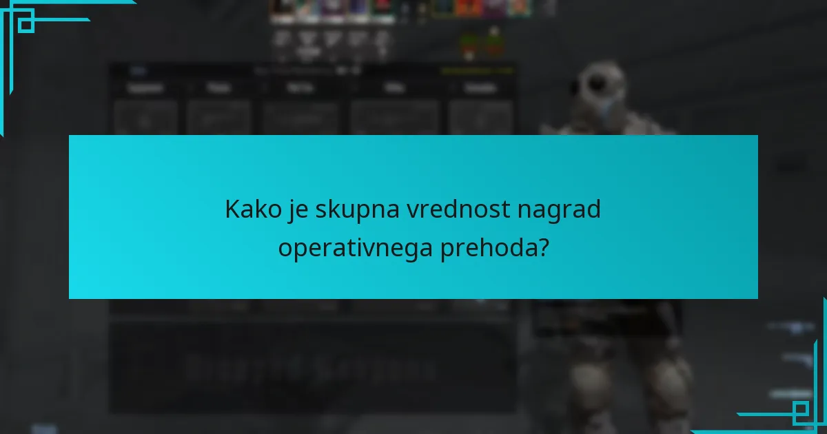 Kako se nagrade operativnega prehoda primerjajo s prejšnjimi operacijami Counter-Strike?
