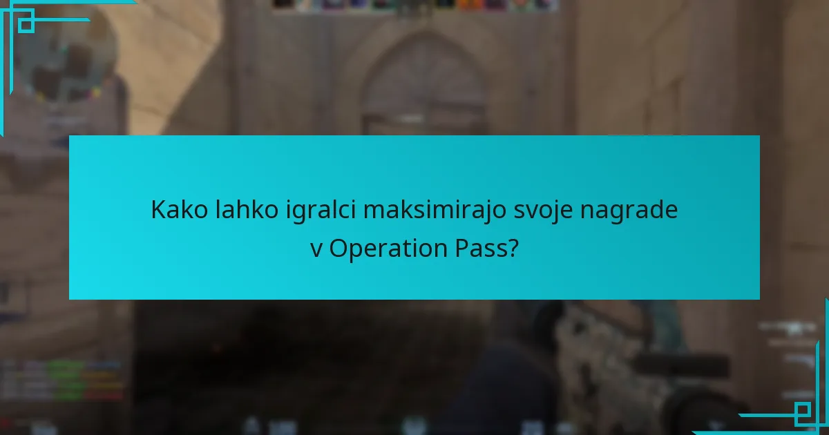 Katere vrste nagrad so na voljo v Operation Pass?