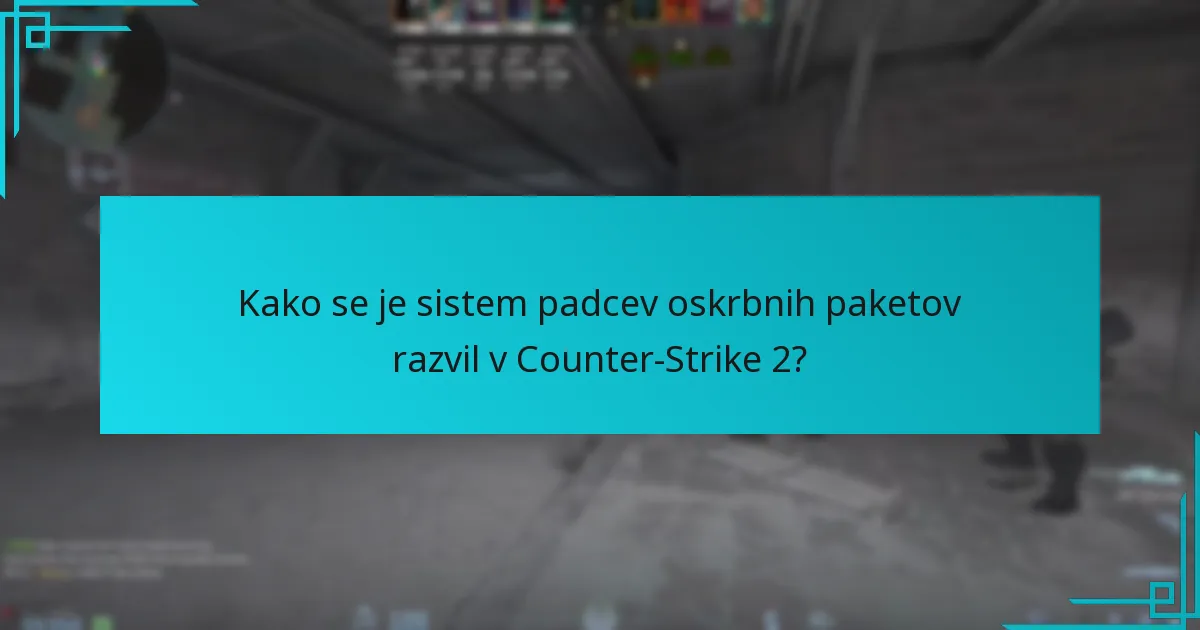 Katere strategije lahko igralci uporabijo za maksimiranje priložnosti za padce oskrbnih paketov?