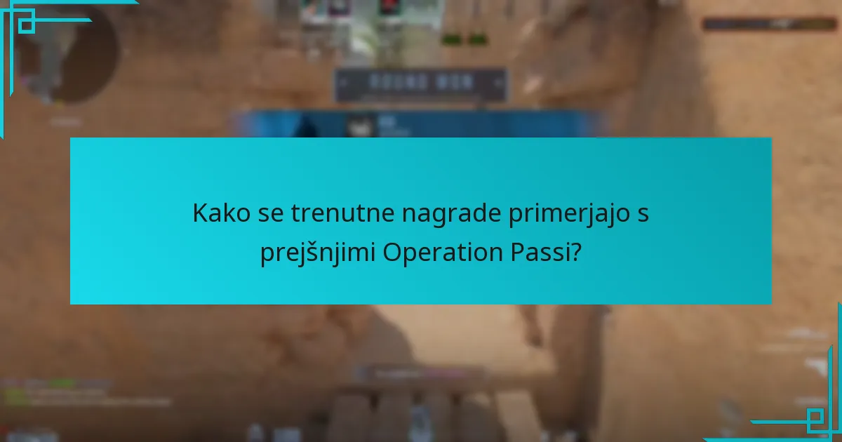 Kako lahko igralci pridobijo nagrade v Operation Pass?
