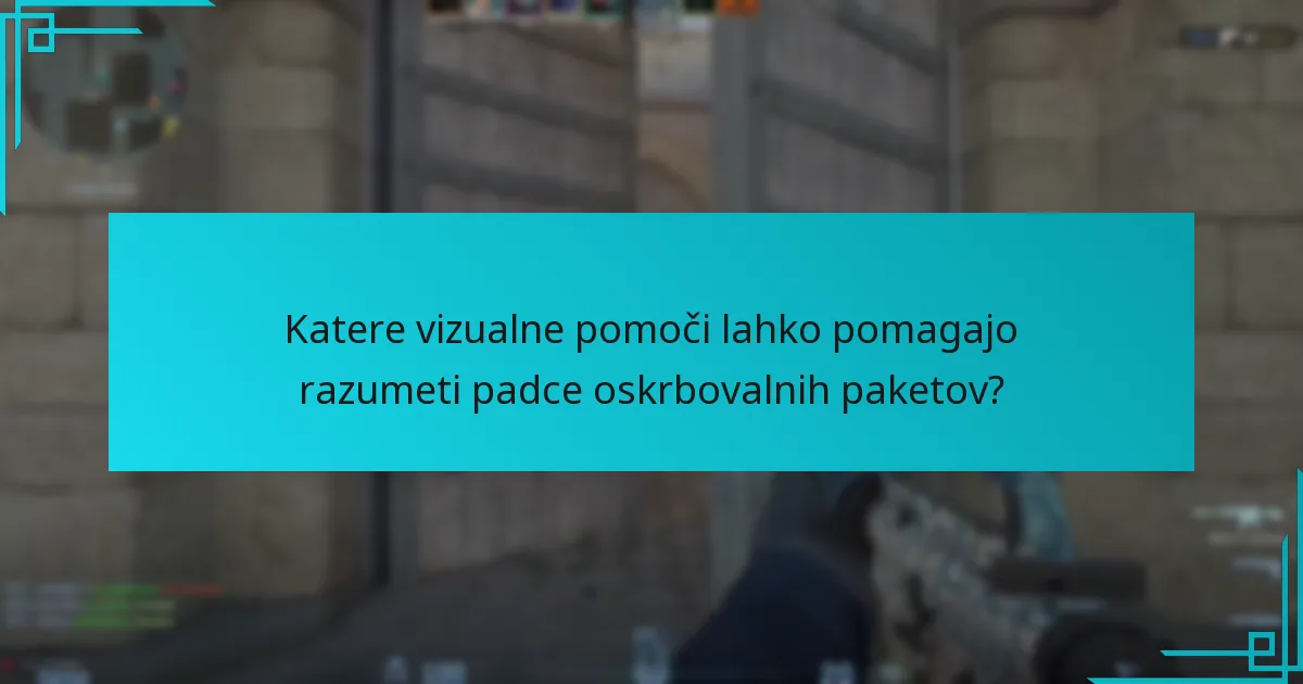 Katere so pogoste pasti pri sodelovanju pri padcih oskrbovalnih paketov?